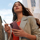Samsung Galaxy S22 Ultra 5G (256 GB) Burdeos + Cargador – Teléfono móvil libre, Smartphone Android (Versión Española)