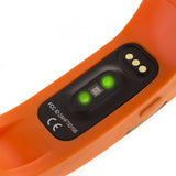 DAM DMS007 - Brazalete Inteligente AK-A19C con Monitor cardiaco, Color Naranja