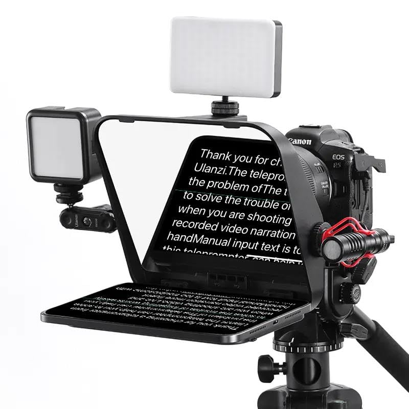 ULANZI RT02 R004GBB1 - Teleprompter Universal para tabletas y Smartphones con Mando a Distancia