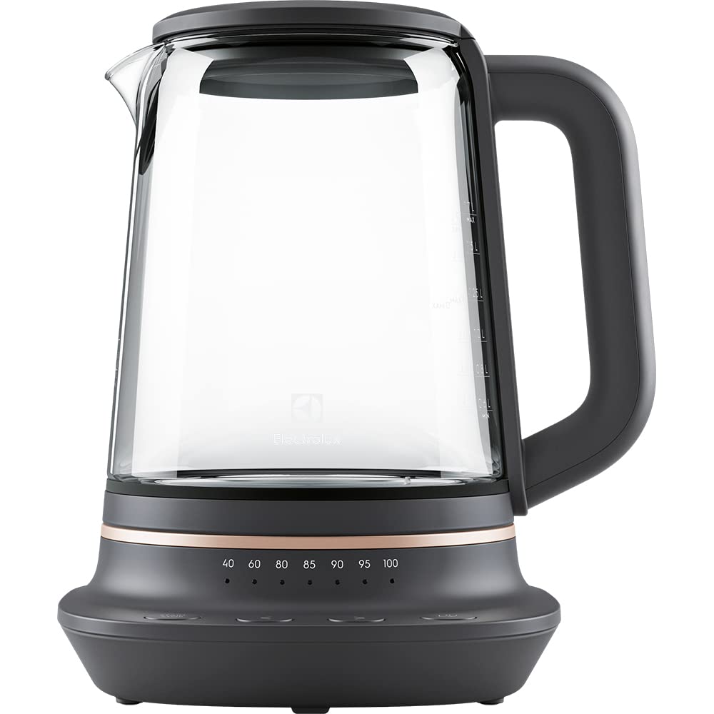 Electrolux 910 003 588 E7GK1-8BP Tetera, 1.7 camas, Negro, Cobre