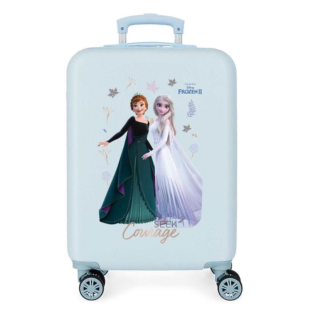 Disney Seek Courage, Maleta De Cabina Niñas, Azul (Blue), 34 X55 X 20 Cm