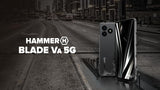 Hammer Blade Va 5G Smartphone ultrarresistente, IP69, 6000mAh, 6,56 Pulgadas, 8GB RAM incorporada, 128/1T GB, Android 14, cámara de 50mpx, Pantalla Gorilla Glass, NFC, Volte