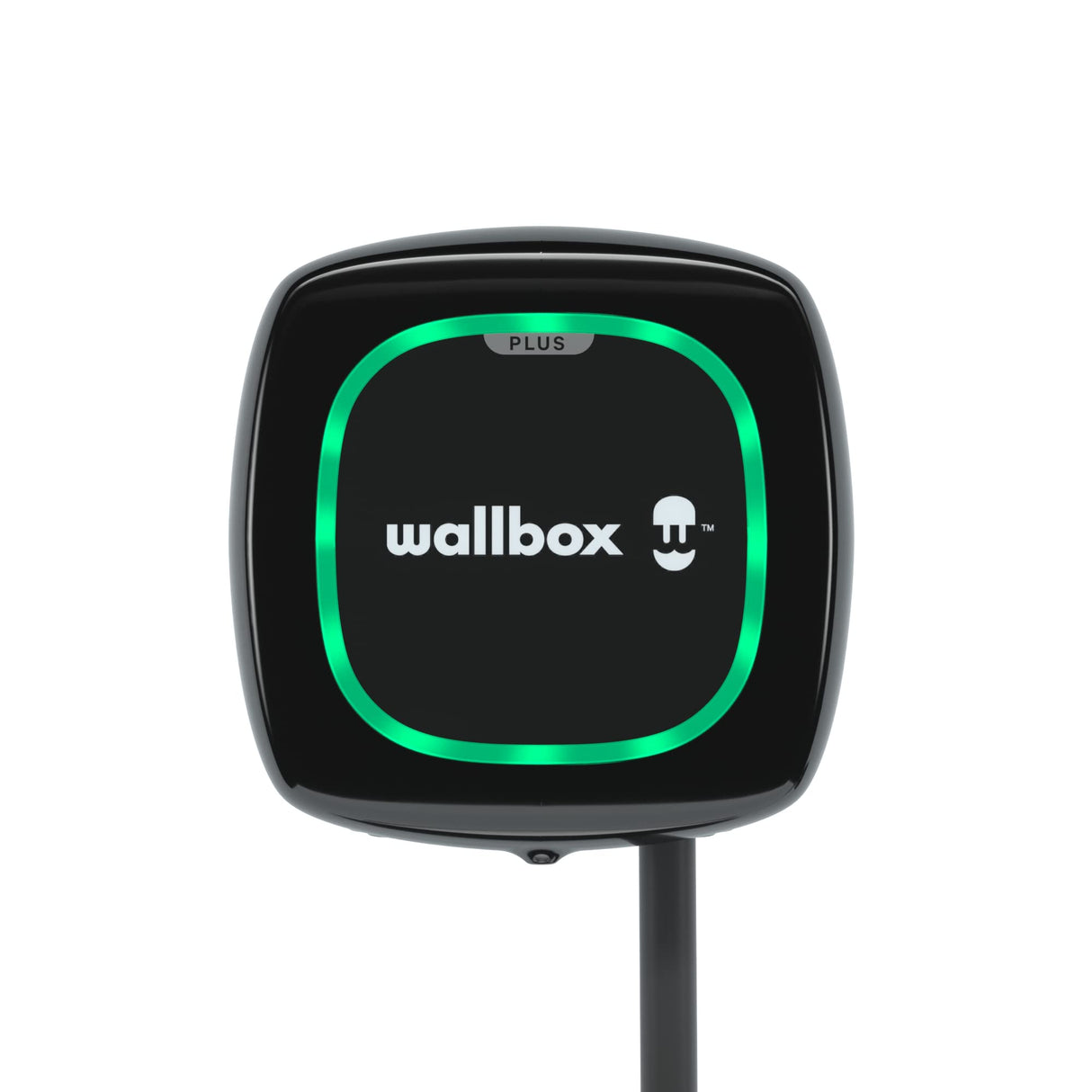 Wallbox Pulsar Plus - Cargador de vehiculo electrico (7.4kW de Potencia, Cable de 5 Metros, Conector Tipo 2, WiFi, Bluetooth, OCPP, Interior/Exterior)