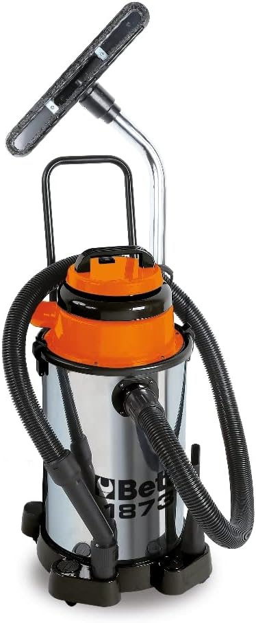 Beta 1873 30 - Aspirador 30 litros para sólidos y líquidos de acero inoxidable