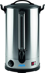 Saro 213 – 7515 Ancona 30 de vino caliente y agua caliente Dispensador, 27 L, acero inoxidable
