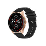 Knauermann Neo (2024) - Reloj de Salud Smartwatch - Función ECG + HRV - BT Bluetooth - Apnea del Sueño, Dorado, Normal, Redondo