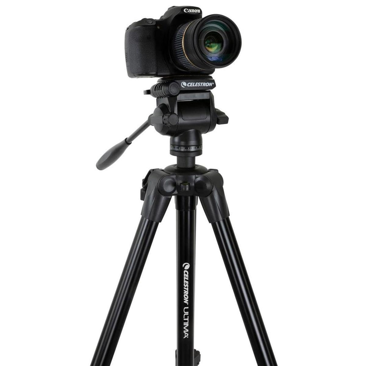 Celestron 93612 Ultima Pan: trípode de Cabezal basculante para su catalejo, Sus prismáticos o su cámara