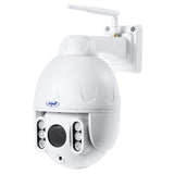 PNI Videocamera de vigilancia IP652W WiFi PTZ 1080p 2MP 5X Zoom óptico H265 Ranura microSD Visión Nocturna 50m IP66 Alarma de detección de Movimiento Comunicación de Audio bidireccional