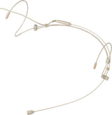 Pronomic Micrófono de Diadema HS-31 EA - Atención Accesorios: Solo Compatible con ciertos transmisores inalámbricos (no incluidos) - Incluye Protector de Viento y Adaptador Intercambiable - Beige