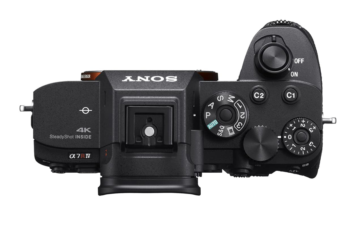 Cámara Sony Alpha 7R IV (Full Frame) 61MP, vídeo 4K, ráfaga de 10 fps, Eye-AF, WiFi, Solo Cuerpo: Ideal para fotografía de paisajes, Retratos y Estudio en Alta resolución. Color Negro