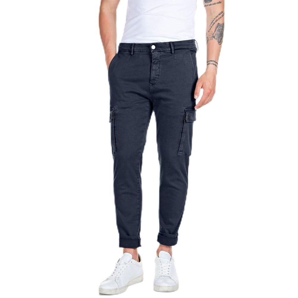 Replay Jaan Jeans, 010 Blue, 31W x 30L Hombres