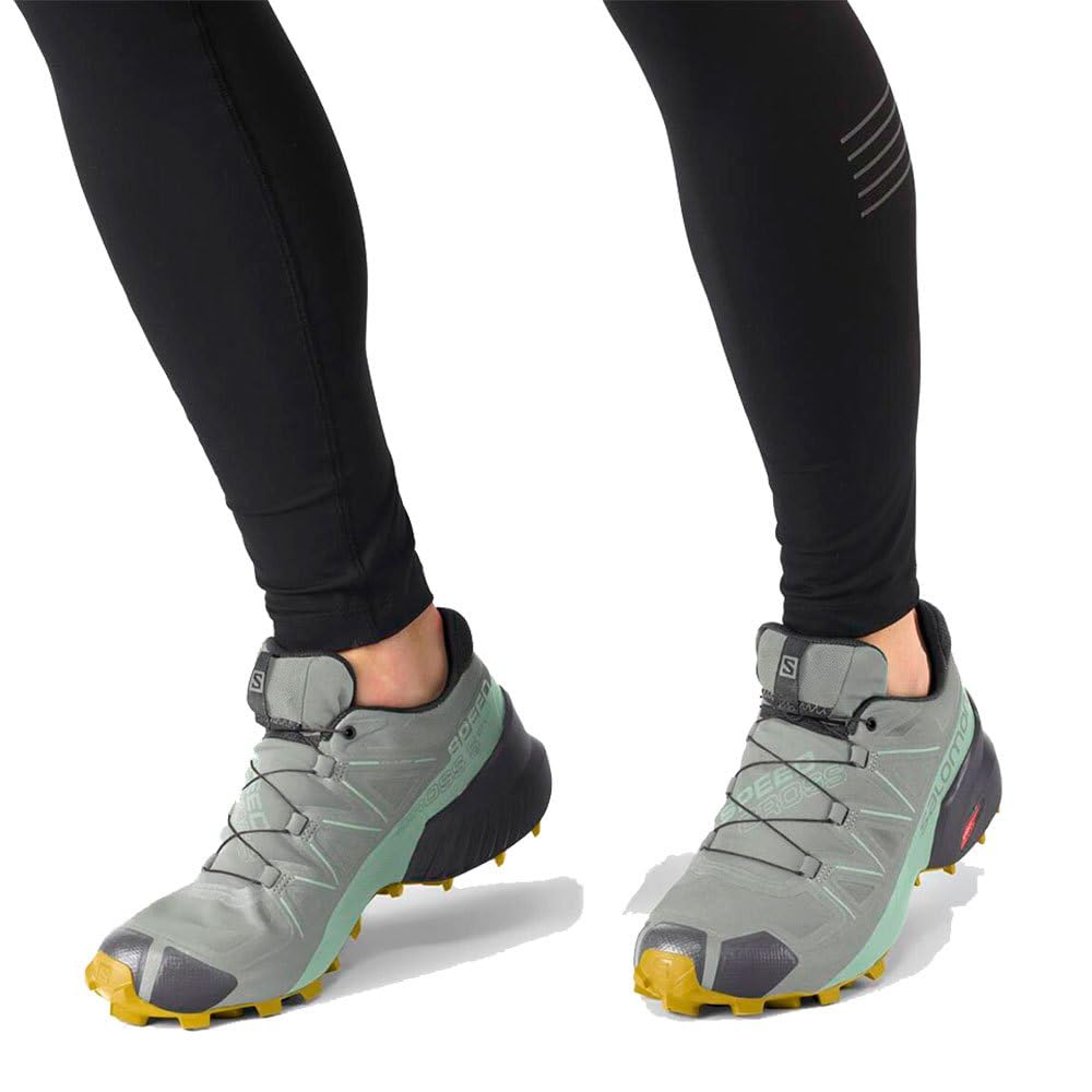 Salomon Speedcross 5 Gore-Tex Zapatillas de Trail Running para Mujer, Protección climática, Agarre agresivo, Ajuste preciso, Wrought Iron, 37 1/3