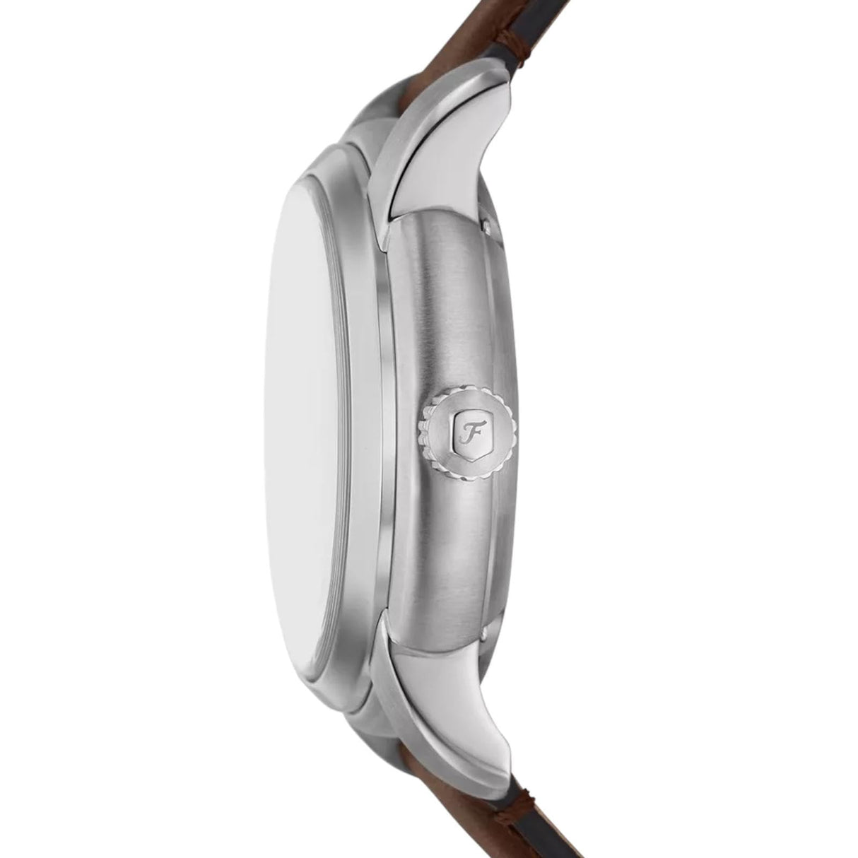 Fossil Reloj Analógico para Hombre de Automático con Correa en Cuero ME3264, Marrón Madera