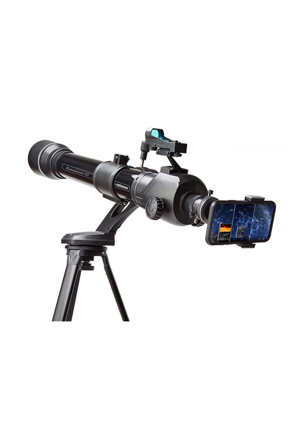 KONUS | KONUSNOVA-70 Telescopio Astronómico Refractor Newton con Diámetro 70 mm, Longitud Focal 900 mm y Trípode.