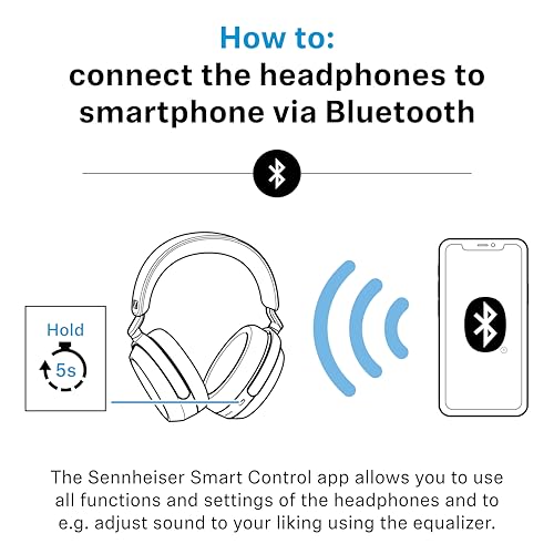 Sennheiser MOMENTUM 4 - Auriculares inalámbricos edición especial, Bluetooth para llamadas nítidas con cancelación de ruido adaptativa, duración de la batería de 60 horas, sonido personalizable, negro