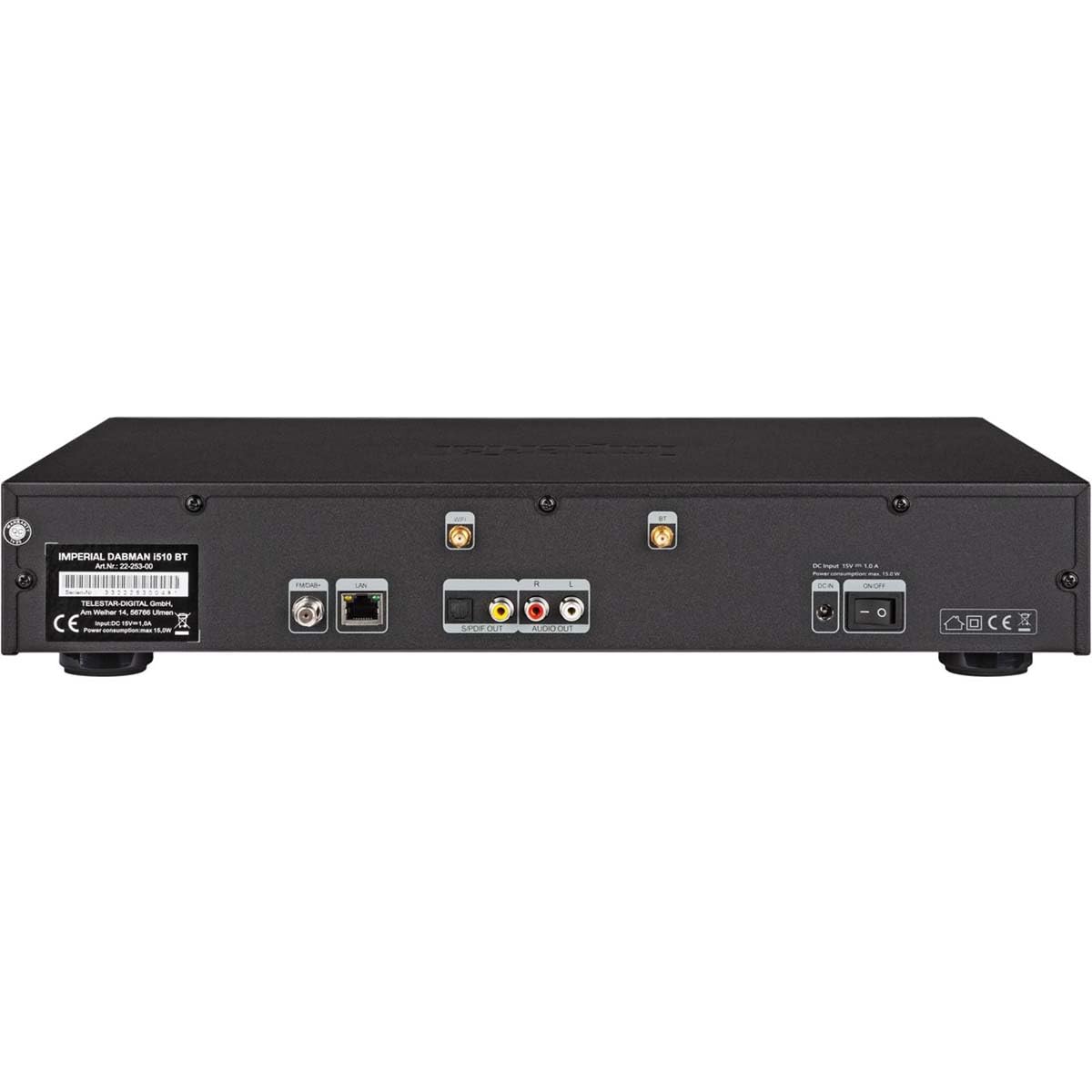 Imperial DABMAN i510BT Internet Digital Negro Radio