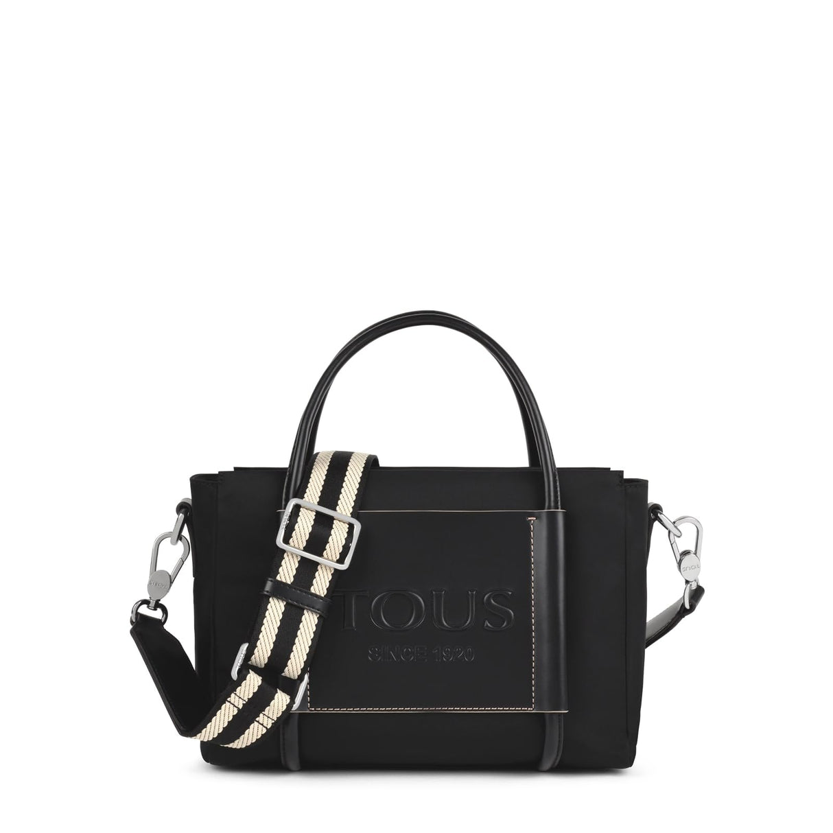 TOUS, BANDOLERA L. EMPIRE SOFT para Mujer, NEGRO, GRANDE
