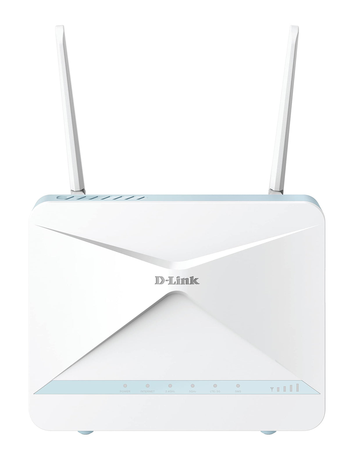Router 4G D-Link G416/E, 4G+ LTE Cat 6 300Mbps, Wi-Fi 6 1500 Mbps, WiFi Mesh Inteligente, Optimizador tráfico, Puertos Gigabit, Control Desde App, WPA3, Control Voz Alexa/Google