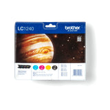 Brother LC1240 - Cartucho de tóner adecuado para MFCJ6510, multi-pack (negro, amarillo, magenta, cian)