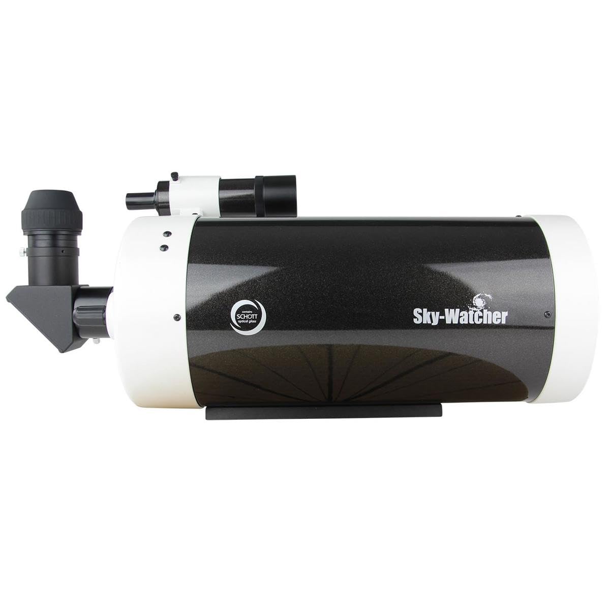 Skywatcher Telescopio Maksutov-Cassegrain 180mm Negro - Principiante - Astrónomos Experimentados y Astrofotógrafos - Ocular de 28 mm - Montura con Riel V en Color Negro