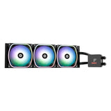 ENERMAX AquafUSION II 360 mm ARGB AIO CPU de refrigeración por agua|Dual Chamber|TDP 370 W+|Intel LGA 1851/1700/115x/2066|AMD AM5/AM4 | Pantalla digital | 3 x ventiladores SquA RGB ADV 120 PWM |
