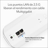 NETGEAR Orbi WiFi Mesh Satélite | (RBE770) WiFi 7 Mesh, Compatible con Orbi RBE772 y RBE773 | Aumenta la Cobertura hasta 180 m2, BE27000 802.11be (hasta 11 Gbps)
