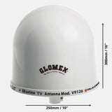 Glomex GLOV9126AGC Antena, Unisex-Adult, Multicolor