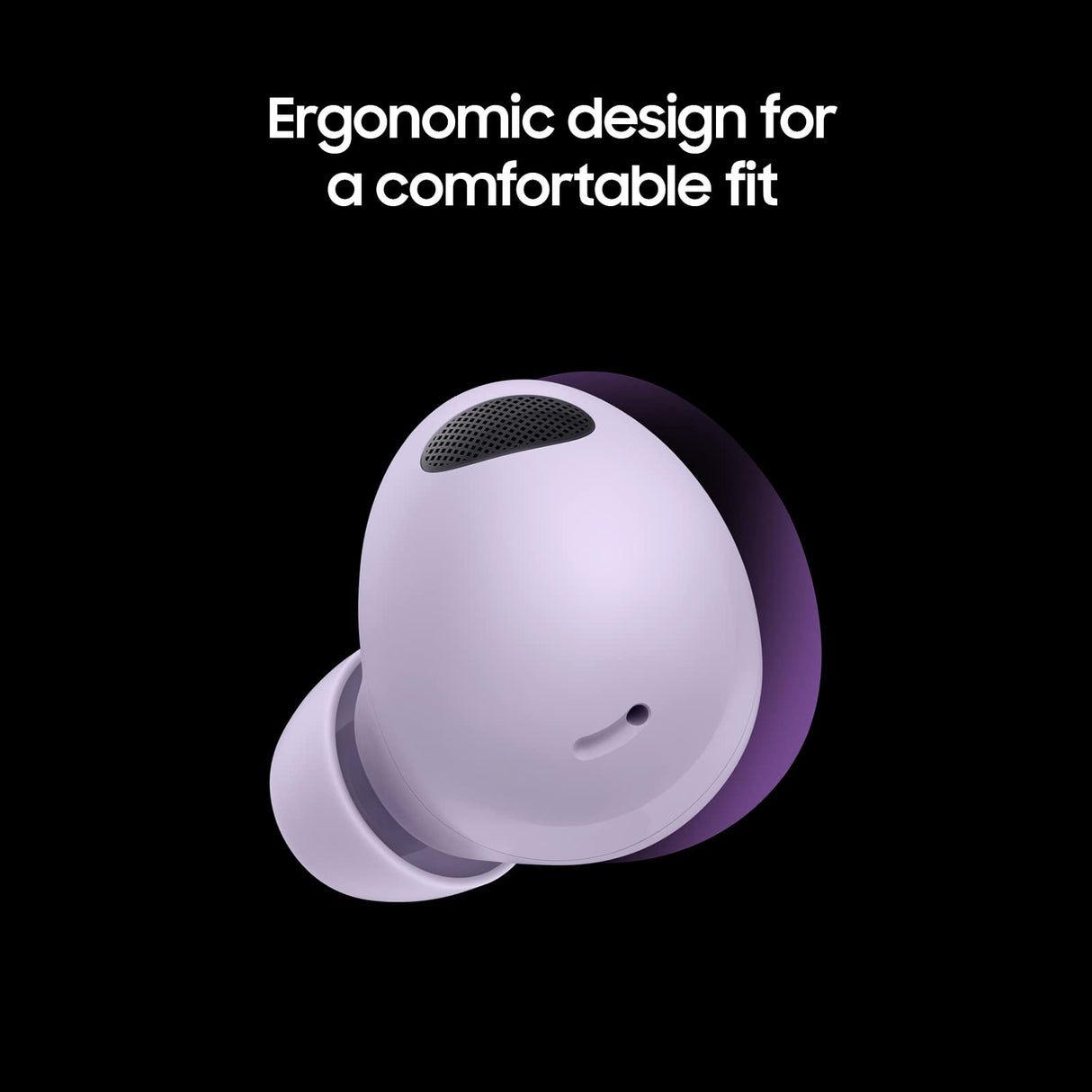 SAMSUNG Galaxy Buds2 Pro, Auriculares Bluetooth, True Wireless, Cancelación de Ruido, Estuche de Carga, Sonido de Calidad, Resistentes al Agua, Bora Púrpura
