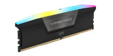 Corsair VENGEANCE RGB DDR5 32GB (2x16GB) 7000MHz C34 Kit de Memoria Optimizada Intel Para Equipos de Sobremesa - Iluminación RGB Dinámica de Diez Zonas - Perfiles Intel® XMP 3.0 Personalizados - Negro