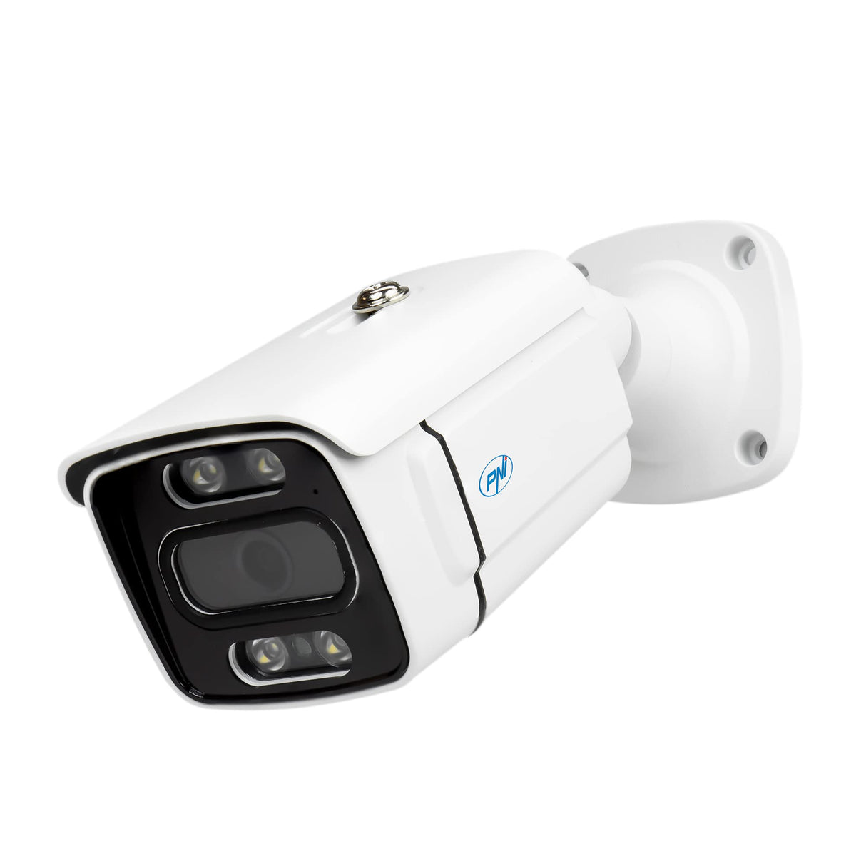 PNI House IPMAX PoE 3 Kit de videovigilancia, NVR con 4 Puertos PoE con 4 cámaras IP de 3 MP, Exterior y Disco Duro PNI SafeHouse de 1 TB Incluido