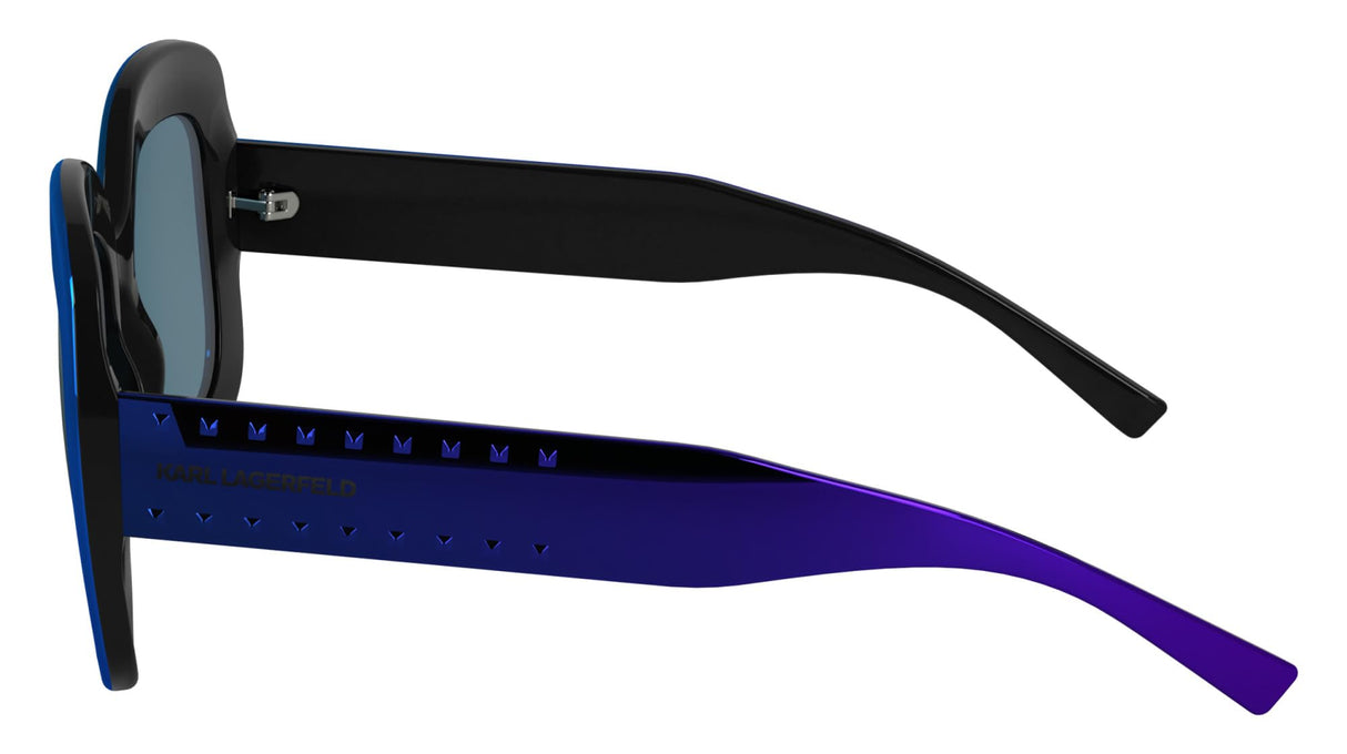 KARL LAGERFELD KL6165S Gafas, Mirror Blue, 53-140-19 Unisex Adulto