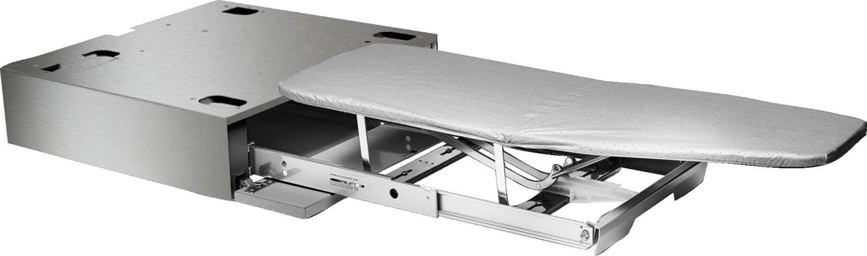 ASKO HI1153S Kit apilable de lavadora/secadora con tabla de planchar extraíble, Acero inoxidable