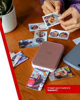 Canon Zoemini 2 Kit de Impresión – Impresora Fotográfica Portátil y Compacta – Bluetooth 5.0 – Carga Rápida USB C Ideal para Viajes (Oro Rosa)