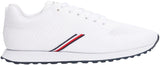 Tommy Hilfiger Runner Sneaker Hombre New Eva Knit Low Top, Blanco (White), 43