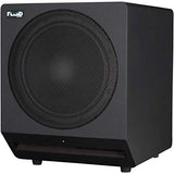 Fluid Audio F10S subwoofer de Estudio (subwoofer Activo para Estudios domésticos, woofer de 10 Pulgadas, 200 vatios, Filtro de Paso bajo Variable, diseño Compacto),Negro