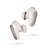 Bose QuietComfort Ultra Earbuds, Auriculares inalámbricos con cancelación de ruido, Bluetooth, Sonido espacial, Batería de larga duración, Auriculares de alta gama para hacer deporte, Blanco Ahumado