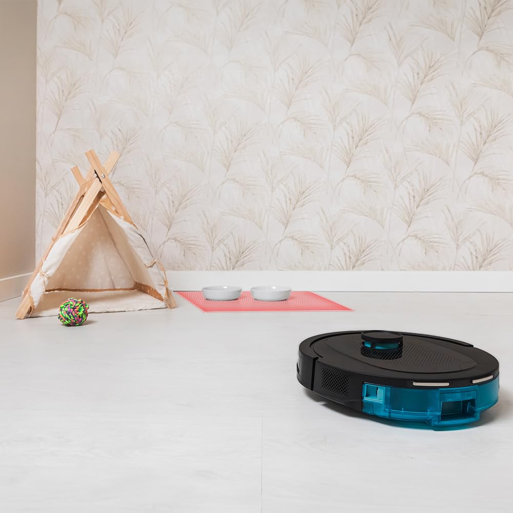 Cecotec Robot Aspirador Conga 7490 Ultimate Home X-Treme, 2600 Pa, 120 min autonomía, navegación láser y Base de autovaciado, Limpieza 4 en 1, Cepillo Central multifunción, App