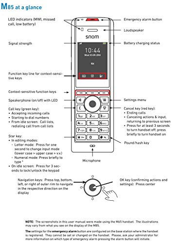 Snom M85 M85 Industrial Handset