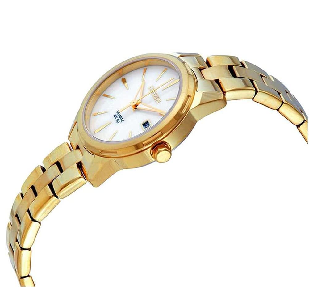 Citizen Reloj Analógico para Mujer de Cuarzo con Correa en Acero Inoxidable EU6072-56D
