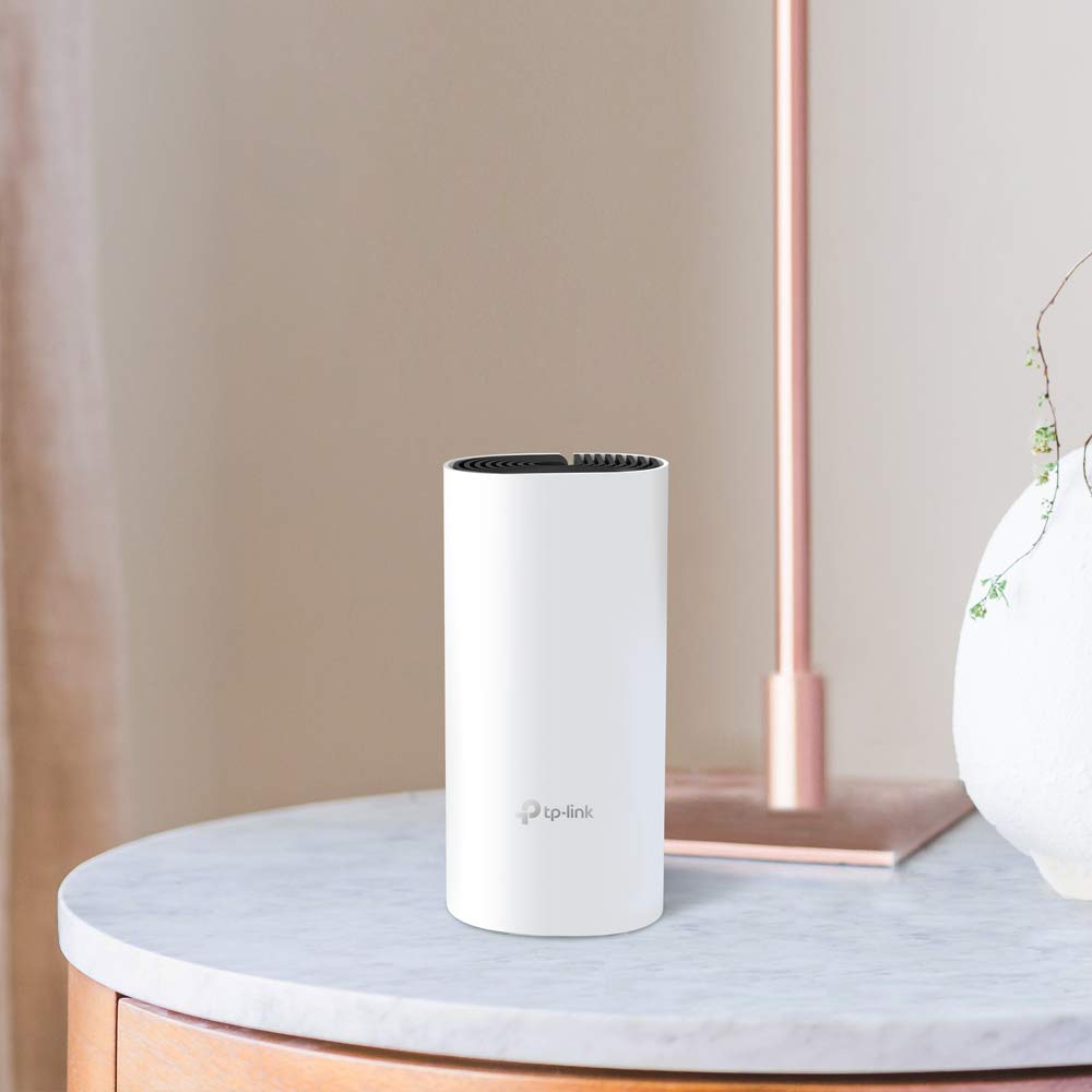 TP-Link Deco P9 (3-Pack) - PLC Mesh Wi-Fi Híbrido con Powerline, Adecuado para Casas Grandes con Paredes Gruesas, Powerline AV1000 + WiFi AC1200, Cobertura hasta 560 ㎡,2xPuerto Gigabit, CPU Qualcomm