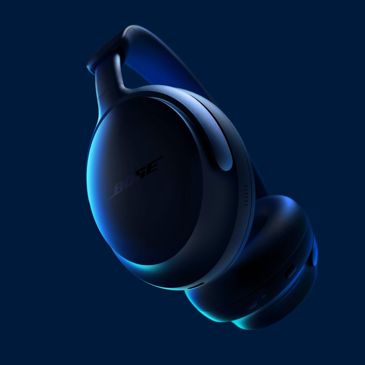 Bose QuietComfort Ultra Headphones, Auriculares inalámbricos con cancelación de Ruido con Audio Espacial, Auriculares de Diadema con micrófono, hasta 24 h de autonomía, Azul Lunar, Edición Limitada