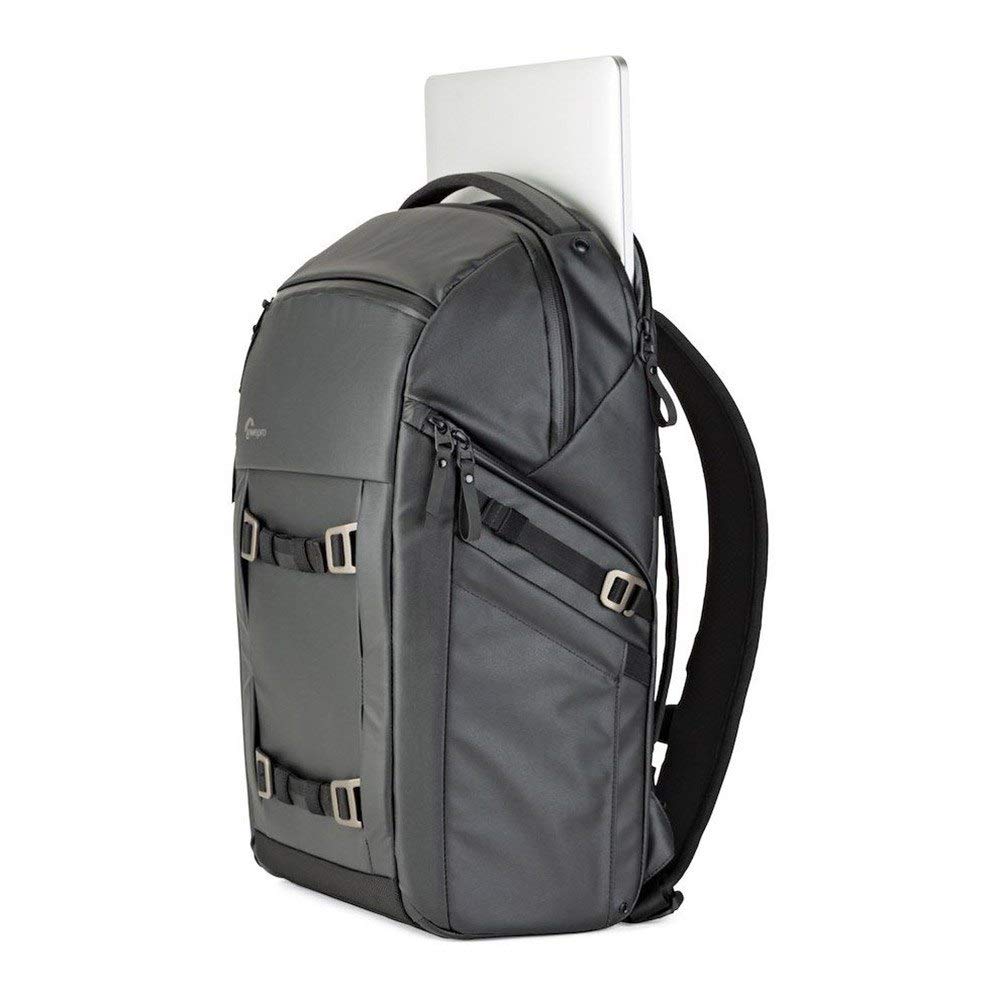 Lowepro Mochila para cámara Freeline 350 AW, Mochila versátil diseñada para Viajes, fotógrafos y videógrafos. para DSLR, sin Espejo, portátiles, Puente, CSC, Lentes y Equipo de Viaje., Black, 29 x 24