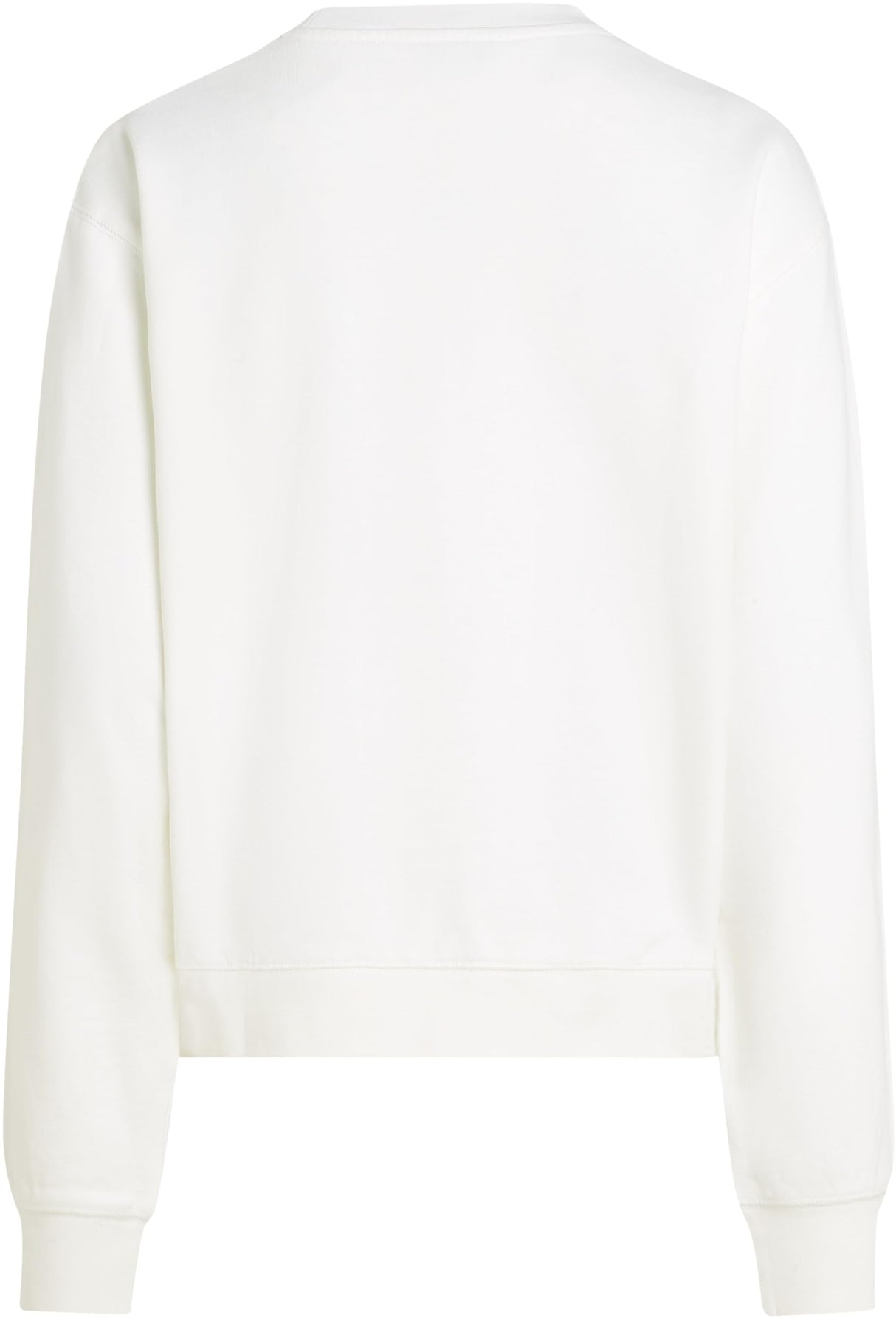 Tommy Hilfiger Sudadera Mujer Script de algodón, Blanco (Ecru), S