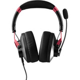 Austrian Audio PG16 Pro Gaming Headset with Microphone (Accesorio Plegable para Juegos, Sonido de Alta resolución, Cable Desmontable de 1,4 m), Negro/Rojo