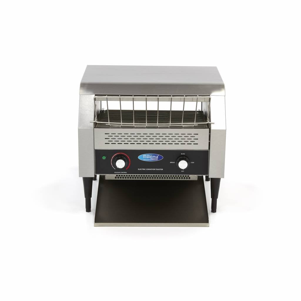 Maxima Tostadora - 450 Rebanadas/h - Velocidad Ajustable - incl Bandeja Recogemigas