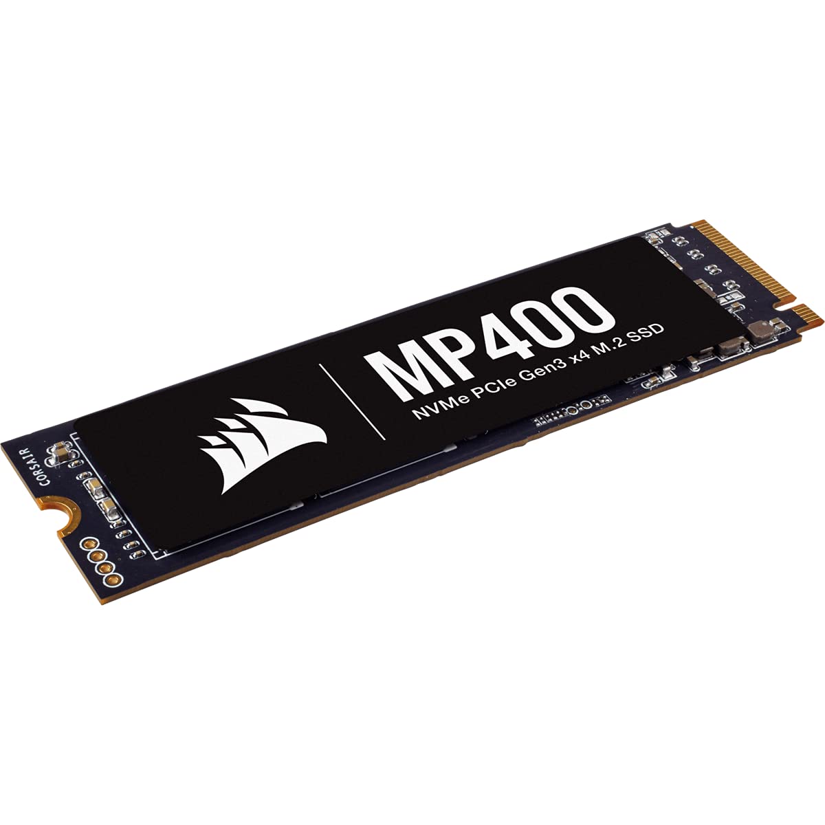 Corsair MP400 8TB Gen3 PCIe x4 NVMe M.2 SSD (Velocidades de Lectura Secuencial de hasta 3.400 MB/s y de Escritura Secuencial de 3.000 MB/s, 3D QLC NAND de Alta Densidad) Negro