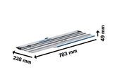 Bosch Professional carril guía de corte transversal FSN 440 X (compatible con GKS 18V-57-2 GX, cortes angulares -60°/ +60°, longitud de 440 mm)