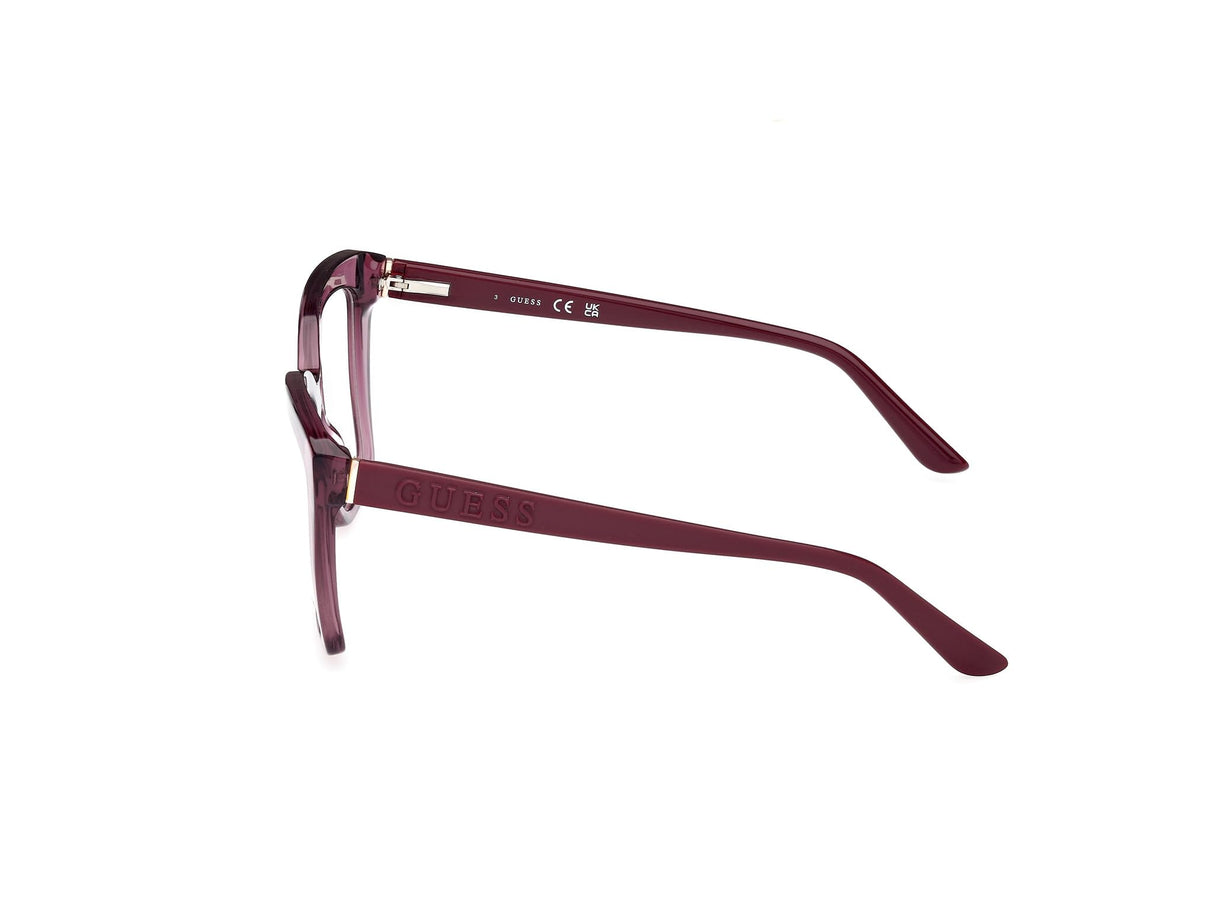 GUESS Gafas de Vista GU50173 081 shiny violet 55/17/140 Mujer
