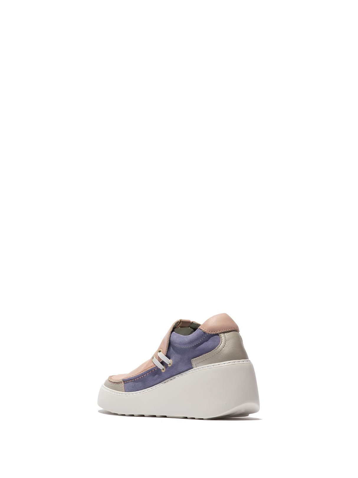 Fly London DAVY667FLY, Zapatillas Deportivas Mujer, Silver/Pale Pink/Violet, 41 EU