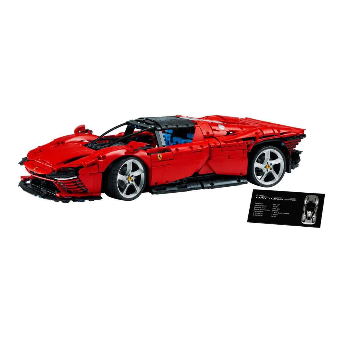 LEGO Technic Ferrari Daytona SP3, Maqueta de Súper Coche Rojo para Construir, Escala 1:8, Regalo Coleccionable para Hombres y Mujeres, Ultimate Car Concept 42143